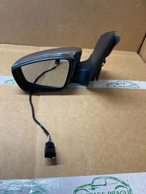 VW UP SKODA CITIGO LEFT EXTERIOR MIRROR ELECTRIC 1S1857501BG CHROME GENUINE A... - Imagem 1 de 4