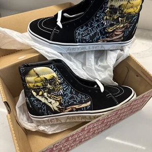 Vans X Metallica Pushead Sk8 Hi Shoes Sneakers Size Rare Men’s 7.5 NEW IN BOX - Picture 1 of 8