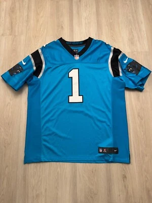 Camiseta deportiva auténtica Nike On Field Elite Cam Newton Carolina Panthers NFL 52 para hombre 2XL Foto 1 de 4