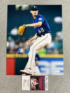 SEATTLE MARINERS- GEORGE KIRBY AUTOGRAPH *HUGE* 11x14 ACTION PHOTO JSA AI82069 - Picture 1 of 1