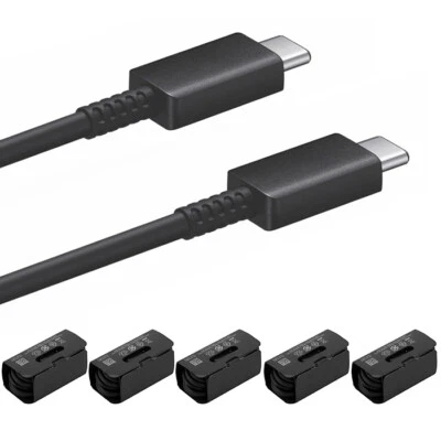 5Pack USB-C to USB-C Type C Cable Fast Charge Charger Charging Cord For Samsung - Image 1 of 4