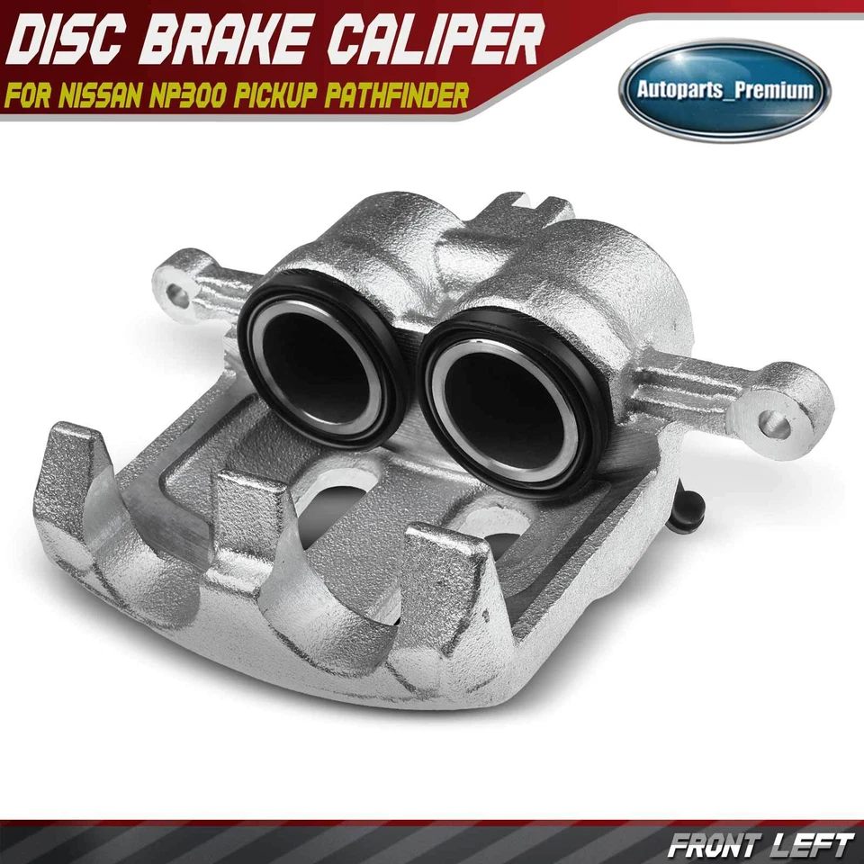 Pinza de freno delantera izquierda con 2 pistones para camioneta Nissan NP300 D21 Pathfinder Foto 1 de 4