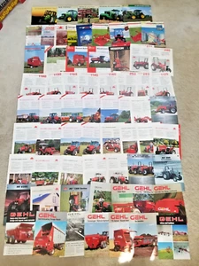 10 Pounds Of Tractor and Implement Brochures/Spec Sheets - 150+ 1980's and Up - Foto 1 di 23