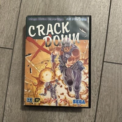 SEGA MEGA DRIVE MD Crack Down Japan JPN version - Image 1 of 3