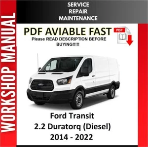 FORD TRANSIT 2017 2018 2019 2020 2021 2022 SERVICE REPAIR WORKSHOP MANUAL - Picture 1 of 1