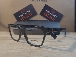 NEW BURBERRY B 2324 3001 BLACK AUTHENTIC BURBERRY EYEGLASSES FRAMES 52-17-140 - Picture 1 of 8