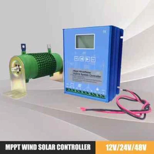Wind Solar Hybrid MPPT Charge Controller 10000w Wind 1000W Solar 12V24V auto 48v - Picture 1 of 21