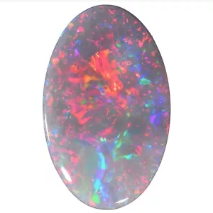 Multi Color Fire Australian Dark Opal 4.68 ct - Picture 1 of 5