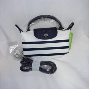 Longchamp Le Pliage XS size Tote Bag Handbag Shoulder Bags Mini Bags Navy - Picture 1 of 12