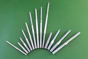 Stockschrauben M4/M5/M6/M8/M10/M12 teilweise Torx / Sechskant galv. verzinkt - Bild 1 von 3
