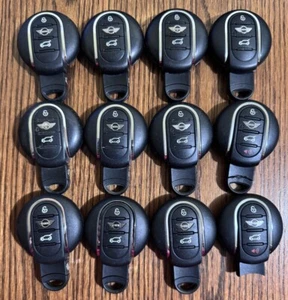 Lot of 12 USED OEM MINI COOPER SMART KEY KEYLESS REMOTE KEY FOB NBGIDGNG1 - Picture 1 of 7