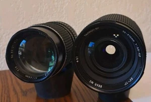 Tamron Zoom Lens & Sear Auto 2.8 F=135mm Lens For Canon FD (Video) - Picture 1 of 7