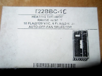 Johnson Controls T22BBC-1C Heating Thermostat - Image 1 of 4