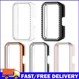 PC Diamond Inlaid Case Watch Half Cover Case Dustproof for Samsung Galaxy Fit 3 - Zdjęcie 1 z 27