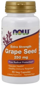 Grape Seed, 250mg Extra Strength - 90 vcaps - Foto 1 di 1