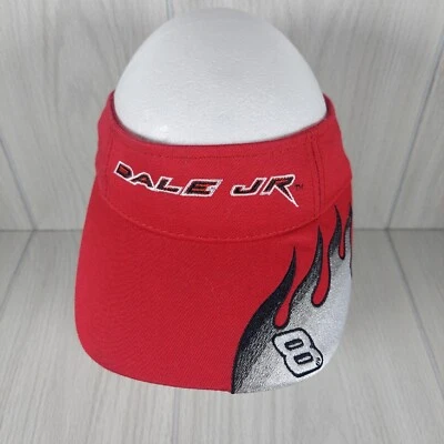 Dale Earnhardt Jr #8 visera roja brote sombrero juvenil persecución auténtico NASCAR Foto 1 de 4