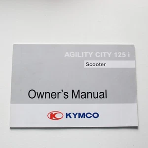 Original 2012 Kymco Agility City 125i englische Bedienungsanleitung Version:T300KL25GAA1 - Bild 1 von 14