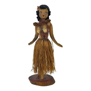 1950's Tiki Hula Girl Doll Figurine of Miss Honolulu. Amazing detail! RARE - Picture 1 of 11