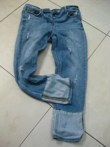 NEXT distressed JEANS 6 8 slouch RELAXED boyfriend faded boyfit denim ladies - Picture 1 of 7
