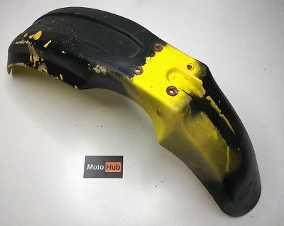 Guardabarros delantero amarillo OEM SUZUKI 84-88 RM125 RM250 83-84 RM500 53111-14502-25Y Foto 1 de 4
