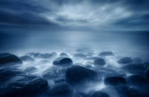 Foto Wandbild-UNTERWASSER ROCKS- (6815)-VLIES-Tapete-Ozeanblau XXL - Bild 1 von 3