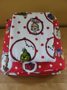 Pottery Barn Teen Grinch Flanell Bettbezug Twin & Kissenbezug - Bild 1 von 11