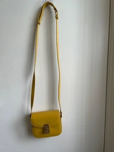 A.P.C. Grace Bag Small – Yellow Smooth Leather Crossbody - Picture 1 of 1