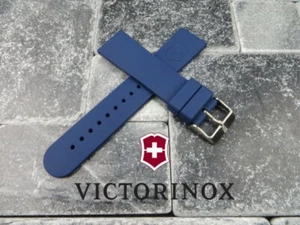 Victorinox Swiss Army Rubber Strap Blue Maverick Diver Watch Band 22mm 20mm x1 - Picture 1 of 11