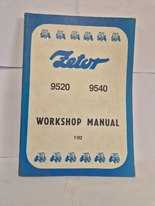 Zetor 9520/9540 workshop manual - Picture 1 of 2