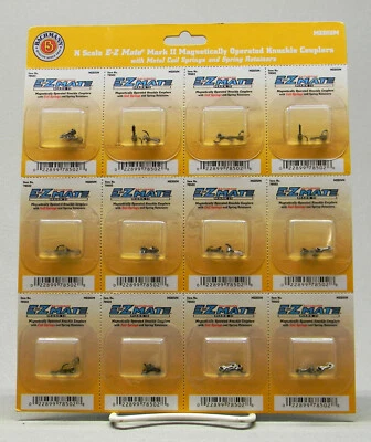 BACHMANN N SCALE 12pk MEDIUM EZ MATE MK II MAGNETIC COUPLER TRAIN BAC78502-12 - Image 1 of 2