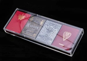 Karat Kartenhüllen - Acryl Poker Deck Vitrine (4 DECK CASE)  - Bild 1 von 1