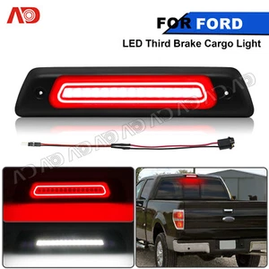 Tercera luz de freno LED humo trasera reversa trasera lámpara de carga para 09-14 FORD F150 - Imagen 1 de 9
