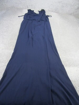 White House Black Market Jumpsuit Womens 6 Navy Blue Wide Leg NEW * - Image 1 of 4