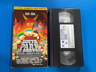 South Park Bigger Longer Uncut VHS 1999 Comedy Movie Classic Animated - Image 1 of 4