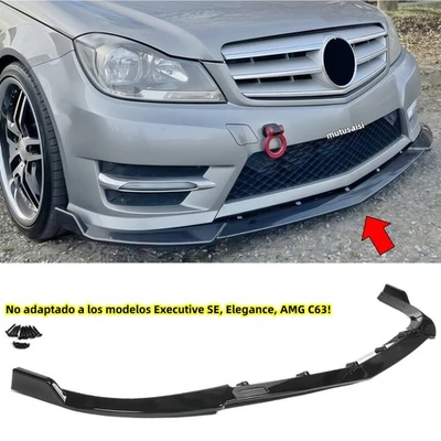 Para Mercedes Clase C W204 C204 S204 2011-2014 de separador de labios delanteros - Imagen 1 de 4