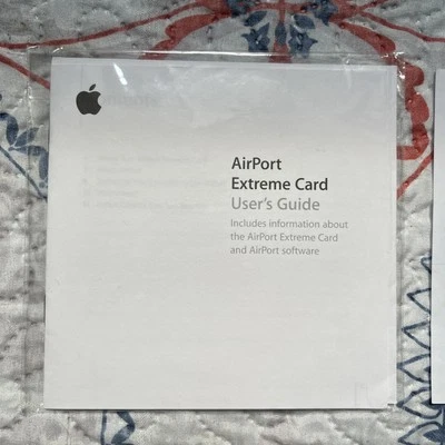 Apple AirPort Extreme Card User's Guide Software Installation CD 2009 - Image 1 of 4