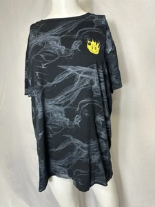Schwarzes grafik-t-shirt der marke wxyz xl - Bild 1 von 2