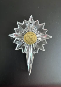 Princess House Lead Crystal Nativity North Star Christmas Ornament For Creche - Picture 1 of 3