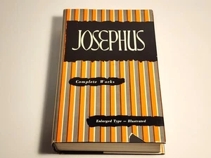 Flavius Josephus Complete Works Enlarged Type 1978 Jewish History Illustrated HC - Picture 1 of 8