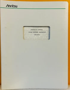 Anritsu Model MP1604A Pulse Pattern Generator Operation Manual. - Picture 1 of 2