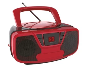 CD Player Tragbarer Ghettoblaster - AM/FM Radio, Bluetooth Ghettoblaster mit Aux Line-In,... - Bild 1 von 1