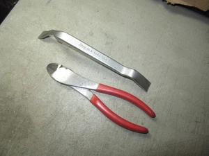 2 Vintage Snap-On Tools Diagonal Drahtschneider 387A CP & Bremseneinstellwerkzeug 1461 - Bild 1 von 14