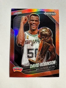 2024-25 Prizm Black David Robinson Legends Basketball Prizm Spurs /225 - Picture 1 of 2