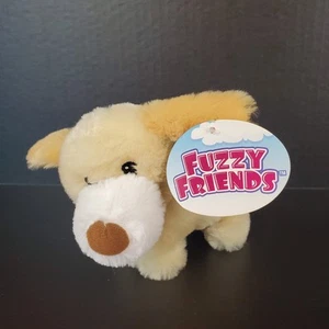 Peluche Fuzzy Friends Beige Cachorro Perro 6" Peluche Greenbrier NUEVO - Imagen 1 de 6