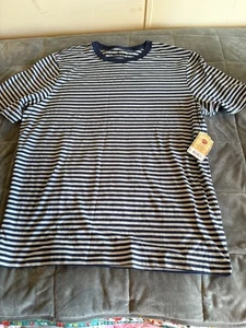 Urban Pipeline Damen T-Shirt Top SS Gr. L blau gestreift Curve Reg$20 - Bild 1 von 6