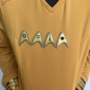 Broche Pines Ciencia para Extraños Nuevos Mundos Insignia Imán SNW Comandante Ingeniero - Imagen 1 de 17