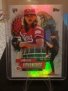 2025 Topps Series 2 Home Field Advantage Rhett Lowder RC SSP Reds #HA-26 - Picture 1 of 2