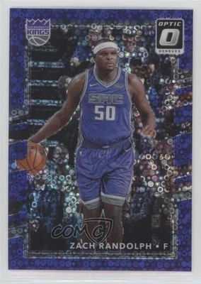 2017-18 Panini Donruss Optic Fast Break Purple Prizm /155 Zach Randolph #130 - Image 1 of 2