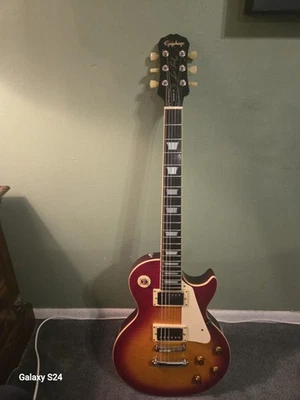 Guitarra Eléctrica Epiphone 1959 Les Paul Reedición Estándar - Deep Cherry Sunburst  Foto 1 de 4