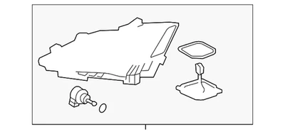Genuine Lexus Composite Headlamp 81140-53341 - Image 1 of 2